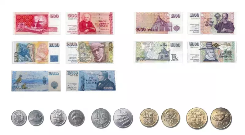Billets et pièces islandaises