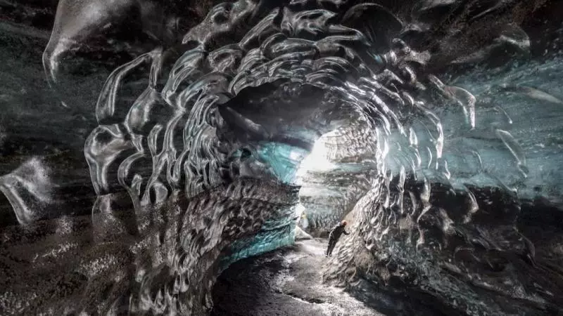 Grotte du volcan Katla