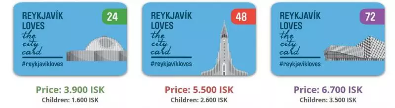 Carte visite Reykjavik