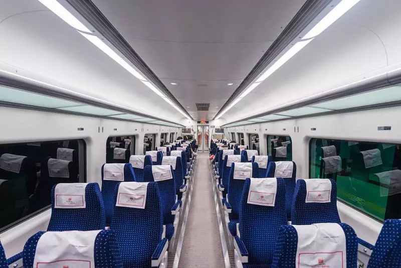 Intérieur d'un AREX Express